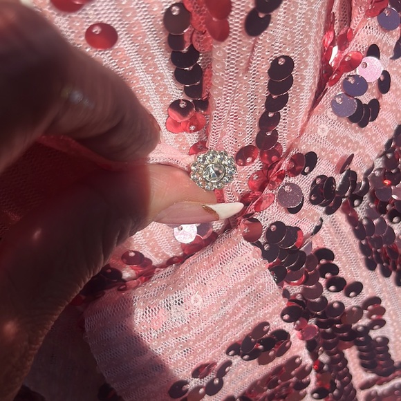 Buddy Love sequin dress size LARGE - Picture 4 of 8